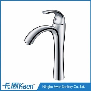 SW-6708 Brass Body And Zinc Alloy Handle Bathroom Basin Faucet 2 Size