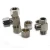 SYD-1148-12 Three-way Hose Connector, Tee Connector Nozzle Fittings,Water Cooling System Accessories For 9.52 mm Tube