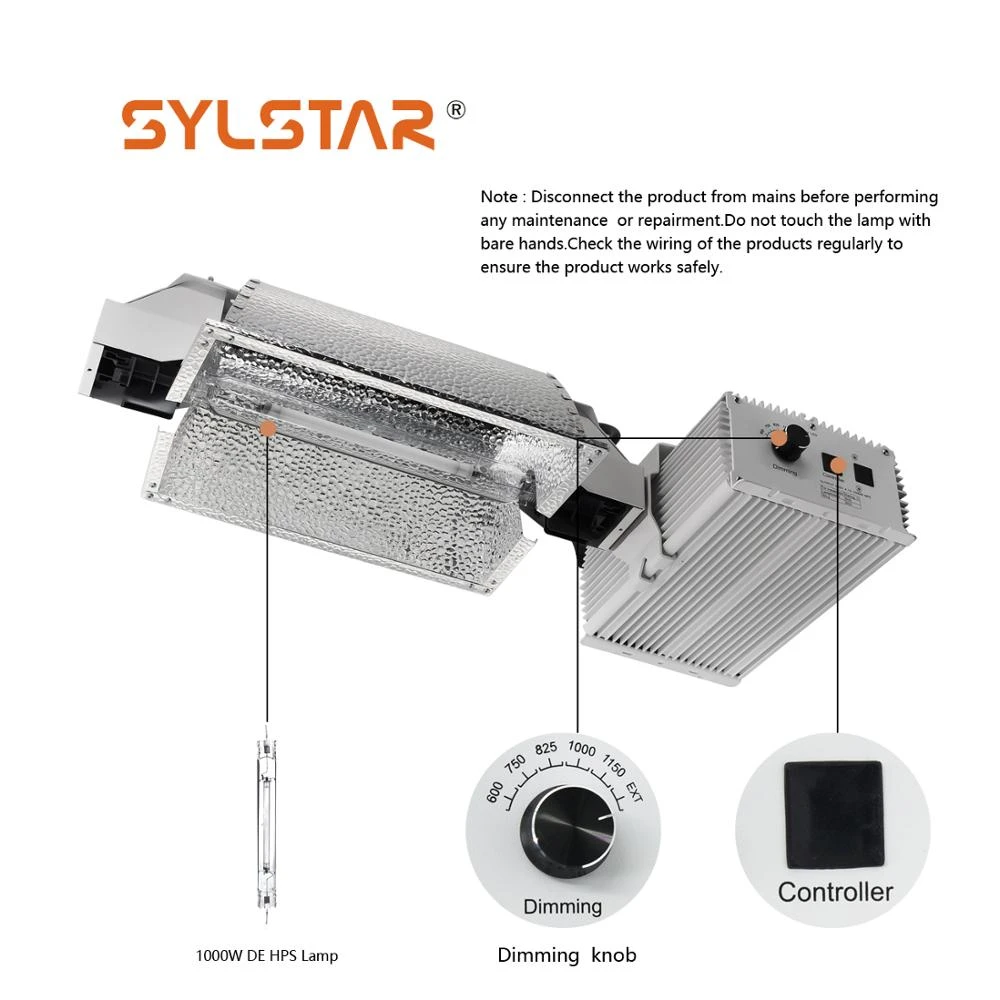 Sylstar hid ballast 100-240V 1000W HPS high pressure sodium electronic hid ballast for hid system