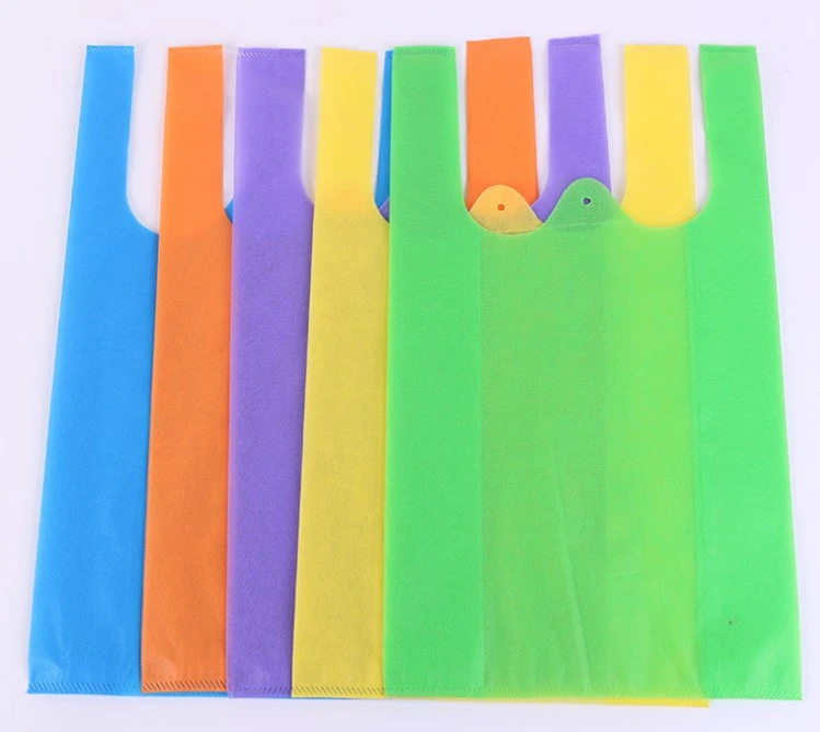 T-shirt non woven eco bags accept logo customized non woven sando bag for shopping promotional