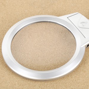 Table Magnifier 2.25X 107MM Clip-on Desk Magnifying Glass with LED Lamp Loupe for Reading Watch Repair