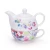 Import Tea gift set floral decal crockery fine royal porcelain teapot and cup from China