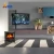 Temperature adjustable remote controls freestanding Electric Fireplace