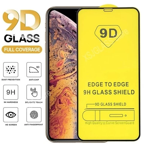 Tempered Glass High Clear Full Cover 9D Tempered Glass Screen Protector For iPhone 11 12 13