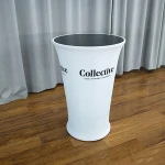 Textile Portable Exhibition Tension Fabric Aluminum Promotion Table Trade Show Display Counter