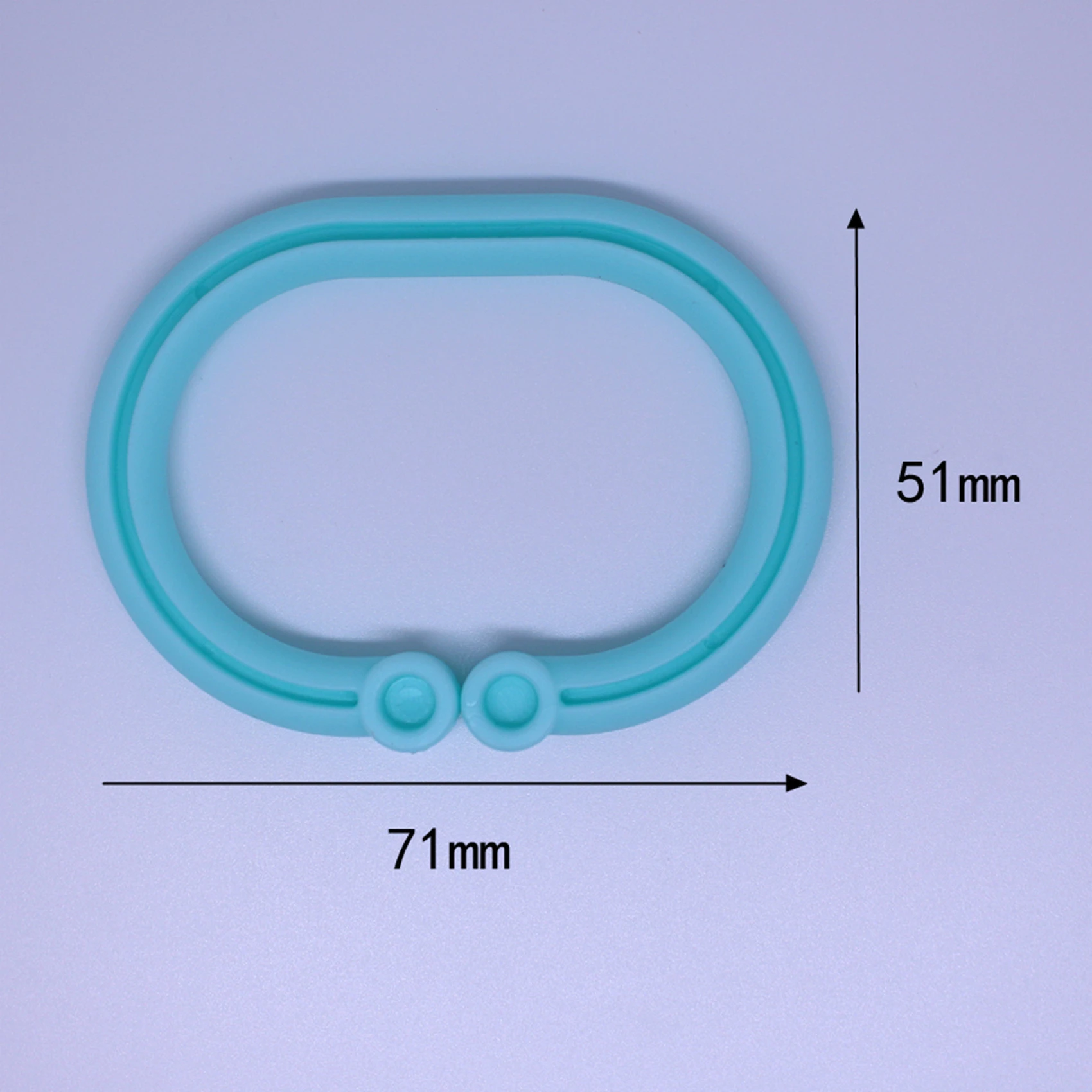 The most popular oval open rubber ring spining ring zencer machine plastic parts toy accessories