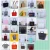 Import The most popular shopping bag in 2021 is a reusable felt shopping bag with rainbow decoration handbags from China