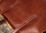 The New Vintage Head Layer Cowhide Handbag Leather Shoulder Bag Fashion Tote Bag Large Volume Bag