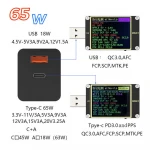 The Up To Date Cellphones Accessories 65W PD Wall Power Portable Charger For iPhone 8 8plus X For Macbook Air Charger