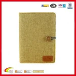 The Worlds First Power Notebook, Office Supplies Vintage Style A5 Portable Customized Notebook with Power Bank