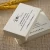 Import Thick Custom logo embossed oem 500gsm cotton paper cardboard name business card from China