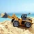 Import TongLi toy 1/18 scale 6 channel rc car Huina 1520 remote control wheel loader bulldozer construction model alloy truck from China