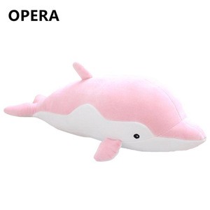 top quality popular gifts custom animal pink dolphin soft plush stuffed toys other baby supplies