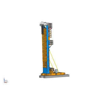 Tower type mechanical reversing  belt vertical oil field pumping unit