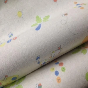 trade assurance supplier algodon molton flannel tela fabric 147cm for linens