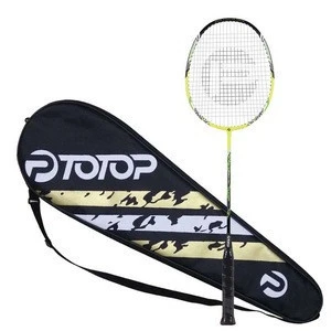 Training badminton rackets carbon badminton racket with bag
