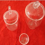 Transparent Silica Quartz Crucible for lab