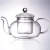Import Transparent Tea Maker Teapot with a Warmer and 6 Tea Cups Set from China