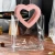 Import Transparent Water Resistant Clear PVC Hen Party Gift Bag With Heart Leather Handle for Wedding Birthday Baby Shower Business from China