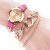 Import Trend diamond-encrusted Heart pendant bracelet watch decorative watch for women from China