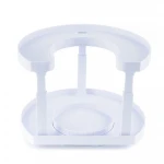 Turntable Spice Storage Container Kitchen 2-tier Pantry Cabinet Storage Tray Rotating