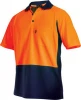 two tone hi vis workwear for men lemon navy safety polo shirt workwear