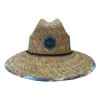 TWS 192058 Panama Straw Hats Mens Straw Hat Woven Patch Straw Cowboy Hats