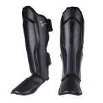 Unique Design black shin guard mma muay thai