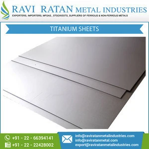 Unmatched Quality Sturdy and Reliable Titanium Sheet and Plate