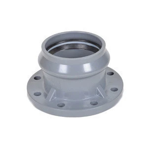 UPVC PVC Lap Joint Socket Flange With Rubber Ring