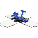 USA Free Shipping 4 Color 4 Station T-shirt Silk Screen Printing Carousel Machine