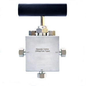 Usun Brand Model: HS15124 3 Way /1 on type 15000 PSI 1/4 high pressure stainless needle valve