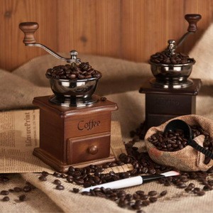 Vintage Old Precision Distribution Tool Portable Mill Home Manual Burr Coffee Espresso Bean Maker Grinder Professional