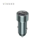 VISSKO Newest 36W PD QC3.0 Mini Dual USB Quick Charge Car Charger