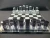 Import VONVIK Stunning Lucite-Acrylic Chess Set With Matching Board from China
