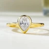 VVS VS IGI Laboratory Grown Diamond 9K 10K 14K 18K Solid Gold 1ct 1.5ct 2ct elegant solitaire engagement ring