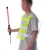 Import Waterproof Battery LED traffic wand control reflective safety baton police stick with siren from China