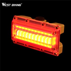 WEST BIKING Bike Rear Light Cycling Super Bright Seat Post Flashlight Lamp 3 Modes USB Rechargeable Bicycle Tail Light