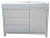 White NZ Pine Baby Change Table 3 Chest of Drawers with change pad