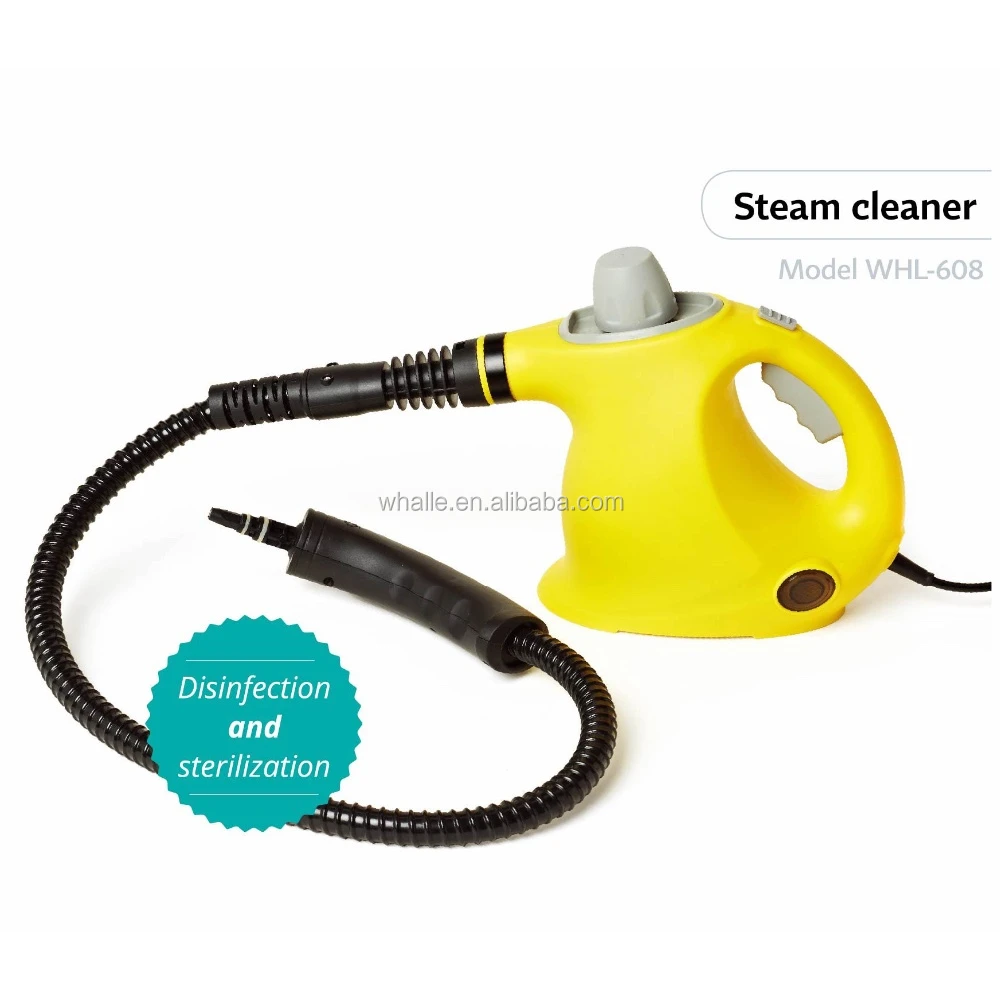 WHL-608 900W-1050W multifunction handheld portable steam cleaner for cars/floor/window/carpet/garment/kitchen as seen on TV