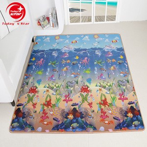 Wholesale 180*200cm printing pattern eco friendly folding EPE foam baby play mat