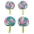 Import Wholesale 26*42mm Polymer Clay Artificial Lollipop Food Rainbow Lollipop Candy DIY Home Decor Parts Clay Crafts from China