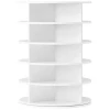 Wholesale 360 Rotating Shoe Racks, HOOBRO Brand Round Rotating Shoe Rack, Revolving Vertical Shoe Cabinet Carousel Shoe Rack