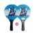 Import Wholesale beach toy printed custom paddle high quality wooden beach racket paddle racket for outdoor entertainment from China