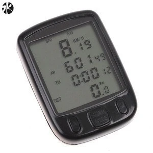 Wholesale Bike Computer 24 Functions Digital Bicycle Speedometer Wired Cycling Computer Odometer
