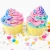 Import Wholesale Bubble Foaming Rose Strawberry Floral Scent Handmade Kids Donut Cupcake Bath Bombs from China