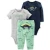 Import Wholesale cheap price 100% cotton baby romper 3 pcs set newborn baby clothing set from China