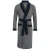 Import wholesale custom bath robes Premium Quality Robe 100% Cotton Patchwork Sleepwear Winter Thick Long Men Robe from China