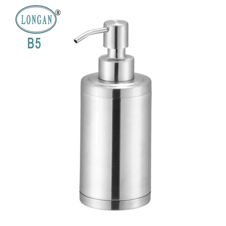 Wholesale Custom durable cabinet bathroom accessory set stainless steel shampoo bottle