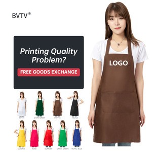 Wholesale Customised 60g Lightweight Large Capacity Pocket Outdoor Barbecue Apron Family BBQ Apron